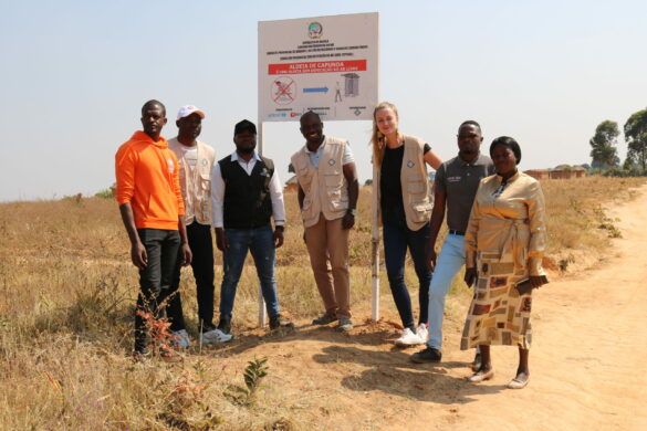 certification of villages without open defecation  in Bié Angola, WASH project